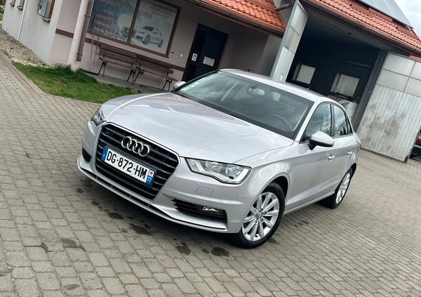 Audi A3 cena 49900 przebieg: 169555, rok produkcji 2015 z Ostrołęka małe 172